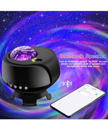 FLITI Galaxy Lights Projector 2.0 - Largest Coverage Area with Changing Nebula Shapes - Space Night Light in Black - Buy Online on GoSupps.com