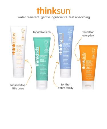 Thinksport SPF 50 Plus Sunscreen - Buy 2 Pack (3 Oz Each) for Ultimate Sun Protection - International Shipping Available - Buy Online on GoSupps.com
