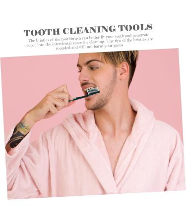 PartyKindom 4 Pack Adult Toothbrushes - Non-Slip Bristles for Travel | International Shipping Available - Buy Online on GoSupps.com