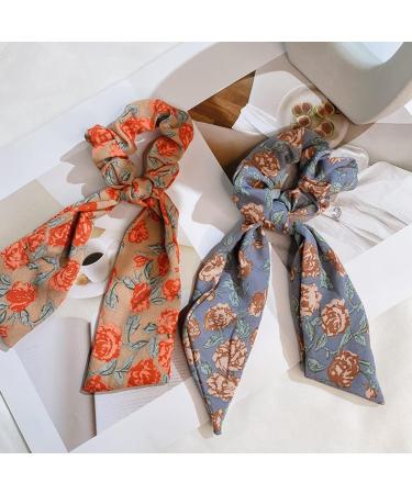 LALAFINA Satin Hair Scrunchie Rope Accessories Ties Scarf Scarf Set Scrunchies Hair Rings - Buy Online on GoSupps.com