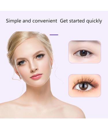 Qukaim Fast Charging Heated Eyelash Curlers Electric Heated Eyelash Curler 3 Temperature Settings Rechargeable Portable Long-Lasting Purple - Buy Online on GoSupps.com