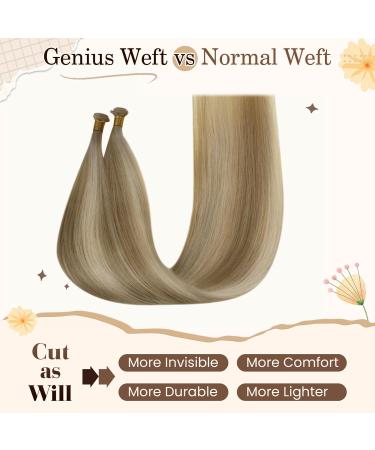 Buy Hetto Real Hair Extensions - Blonde Virgin Remy Hair #16/22 | 60cm 25g - Premium Quality for Gorgeous Highlights - Buy Online on GoSupps.com