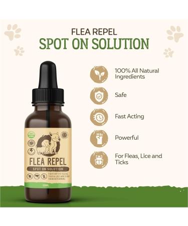 Flea and Tick Treatment for Dogs | All-Natural Formula | Easy Spot-On Application - Buy Online on GoSupps.com