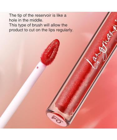 Lip Plumping Gloss Professional Makeup Lip Oil Shiny & Moisturizing Lip Gloss Glitter Lip Gloss Moisturizing Liquid Lipstick Glossy Lip Oil (#04 m) - Buy Online on GoSupps.com