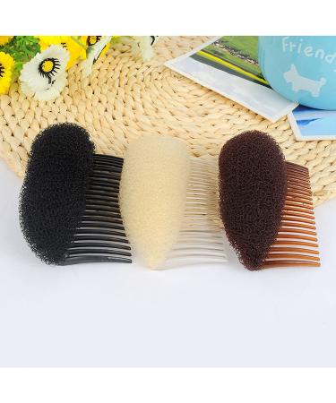 2-Piece Foam Insert Comb - Hair Base Styling Tool for Volume & Extensions | Black Hair Accessories - Buy Online on GoSupps.com