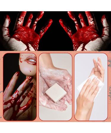  Rakiuty Fake Blood Halloween Halloween Fake Blood 60ml Realistic Fake Blood Washable For Halloween Carnival Pranks Theme Party Special Effects - Buy Online on GoSupps.com