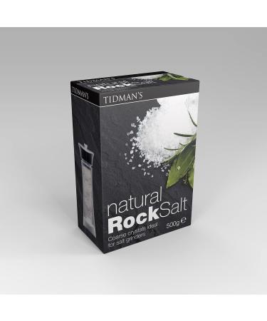 Tidmans Natural Rock Salt 500g - Premium Quality Salt for Cooking - 500g Pack of 1 - Buy Online on GoSupps.com