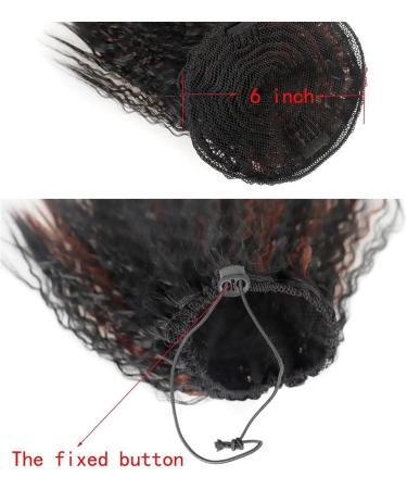 Human Hair Ponytail Hair Piece Syntheitc Short Fake Hair Pieces Drawstring Ponytail Hair Extensions Corn Wavy Curly Clip in Fluffy Ponytail Hairpiece for Women Ponytail Hairpiece for Women(Color:1BT 1BTBLUE2 - Buy Online on GoSupps.com