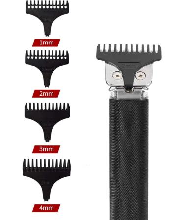 Professional T Blade Hair Cutter & Trimmer - Precision Beard Groomer | Perfect Gifts for Men (Black) - International Shipping Available - Buy Online on GoSupps.com