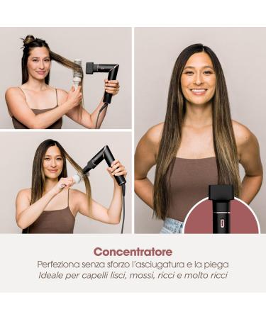 Shark FlexStyle 5-in-1 Hair Styling kit Warm Black Black Rose Gold - Buy Online on GoSupps.com