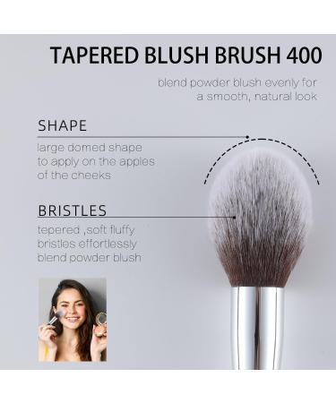 ENERGY Blush Brush for Cheeks with Black Wood Handle Tapered Face Brush with Dense Bristles for Setting Powders Blush Bronzer Contour Blending Buffing Face Makeup Application 400 - Buy Online on GoSupps.com