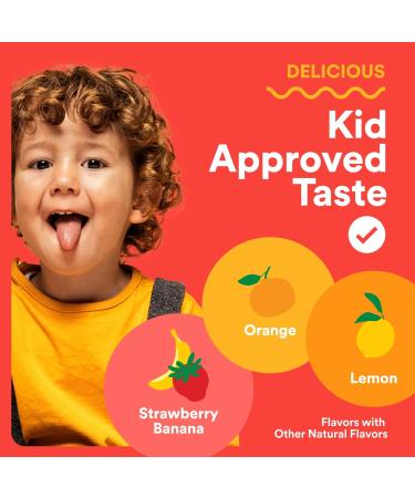 Smarty Pants Kids Multivitamin Gummies Improved Formula Omega 3 DHA/EPA Vitamins D3 C B12 B6 Vitamin A K & Zinc Gluten Free 60 Gummies - Three Fruit - Buy Online on GoSupps.com