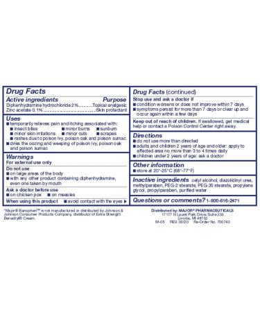 Benadryl Banophen Antihistamine Cream 28gm by Major Pharmaceuticals - Buy Online on GoSupps.com