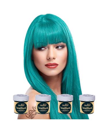 Directions Semi-Permanent Hair Colour Dye Box Of Four-Turquoise