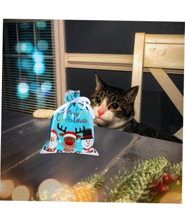 KOMBIUDA Santa Bags 6 Pcs Biscuit Drawstring Bag Candy Bags Xmas Goodie Bag Xmas Candy Pouch Child Christmas Bag - Buy Online on GoSupps.com