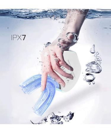 Ultrasonic Automatic Toothbrush Ultrasonic Electric Toothbrush and Teeth whitening kit 30'' Automatic Timer Wireless Charging Toothbrush Washable Travel Home Dual-use (White) - Buy Online on GoSupps.com