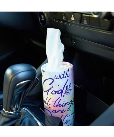 Cylinder Tissue Boxes - 400 Wipes - Religious Quotes (8 Pack) - Buy Online on GoSupps.com