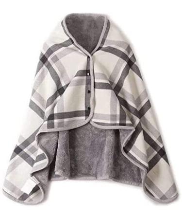 Wheelchair Blanket Wheelchair Poncho Warm Fleece Blanket Multifunction Shawl Shoulder Warm for Women Lady Winter Use