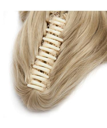 Tess Ponytail Hair Extensions - Clip-In Synthetic Wavy 12 (30cm) - 110g Medium Blonde for Braid Hair Part - Buy Online on GoSupps.com