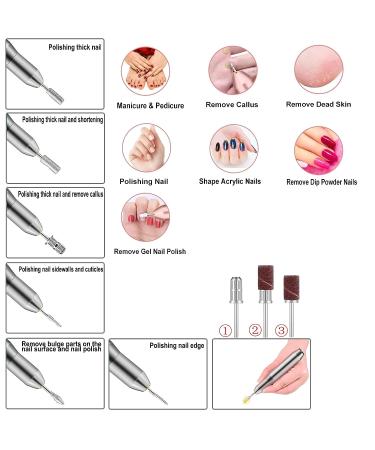 Portable USB Electric Nail Drill Kit with 120W UV LED Lamp - All-In-One Professional Nail Set for Beginners - Buy Online on GoSupps.com
