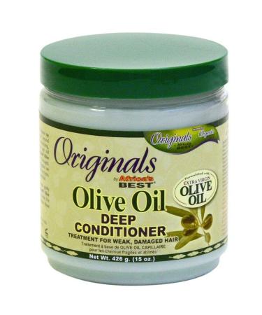 Africa's Best Conditioner Originals Olive Oil Deep 15 Ounce Jar (443ml)