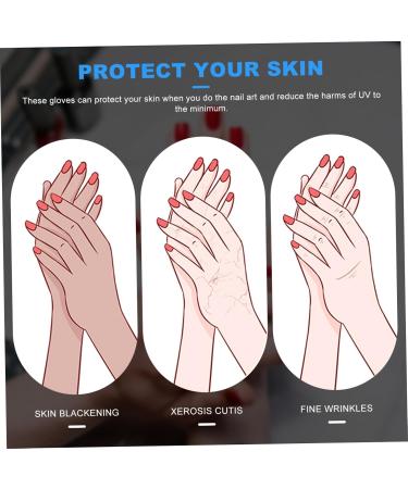minkissy 3 Pairs Nail Gloves Uv-resistant Gloves Nail Art Gloves Uv Manicure Gloves Nail Art Gel Fingerless Uv Gloves Manicure Shield Gloves Uv-resistant Manicure Gloves Gloves - Buy Online on GoSupps.com