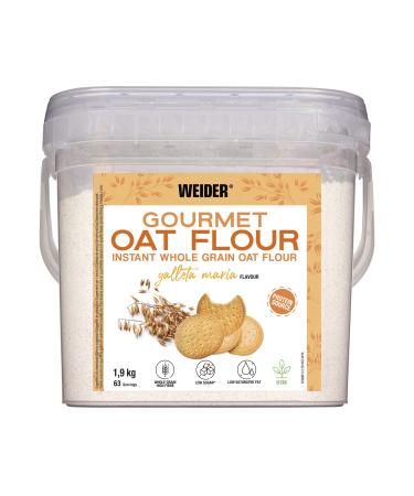 Weider Gourmet Oat Flour. Wholemeal Oatmeal. Protein source with low sugar content. Maria Cookie Flavor (1.9 kg) BISCUIT 1.90 kg (Pack of 1) - Buy Online on GoSupps.com