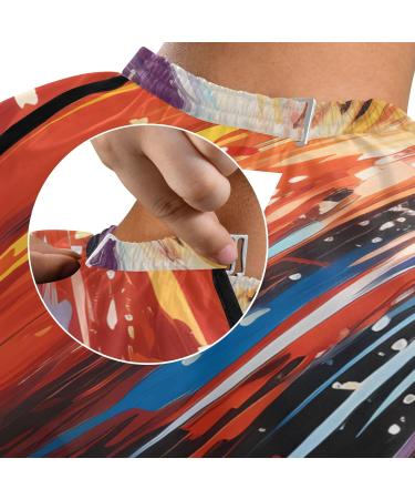 Waterproof Barber Cape - Colorful Cheetah Pattern Hair Cutting Bib for Men & Women | Unisex Hairdressing Cape - Buy Online on GoSupps.com