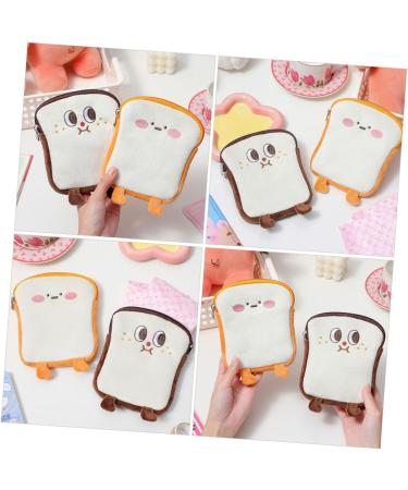 Lurrose Aunt's Towel Storage Bag | Plush Purse for Feminine Hygiene Products | Period Bag with Zipper Closure | Cute and Convenient Storage Solution 15.4X12.2CM - Buy Online on GoSupps.com