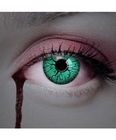 Buy Aricona Green Annual Colored Contact Lenses - Prescription-Free Halloween Horror Lenses - International Shipping Available - Buy Online on GoSupps.com