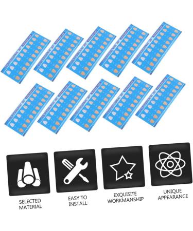 Homsfou 60 PTH Tooth Color Card - Oral Delivery Guide for Teeth Color Care & Lightening Chemicals - Buy Online on GoSupps.com