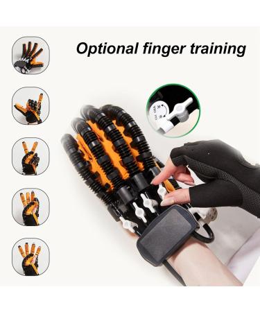Rehabilitation Robot Gloves USB Chargeable Fingers Strength Training Device for Hemiplegia Portable Hand Stroke Recovery Equipment for Arthritis Patient Finger Relief Cramps Left Hand - Buy Online on GoSupps.com