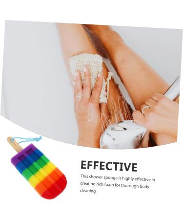 minkissy Sponge Bath Kid's Ice Cream Bath Ball & Exfoliating Sponge Body Wash Scrubber Sponges Bath Sponge Body Wash Sponge Bathing Skin Scrubber High Density Shower Supplies Child - Buy Online on GoSupps.com