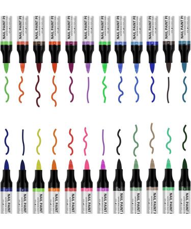 Nail Gel Pen Set - 10 Polar Animals Nail Paint Pens for Nail Art | Sketch It Nail Varnish Pens - Perfect Nail Art Tool for Salons or Individuals - Buy Online on GoSupps.com