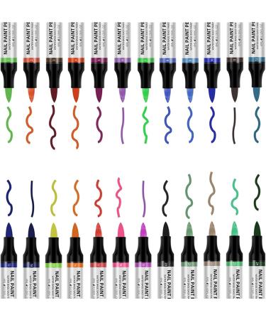 Nail Polish Pen Light Weight Bright DIY Nail Polish Pen Eco friendly for Manicure for Beautician(09) - Buy Online on GoSupps.com