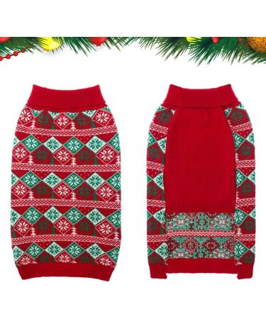KOOLTAIL Turtleneck Dog Jumper Sweater Coat - Medium Red - Buy Online on GoSupps.com