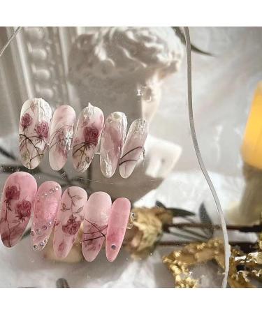 Temperament-enhancing manicure manicure wearing a hand-made customized wearing a finished product fake nails retro gypsum explosions Joker detachable.(S)