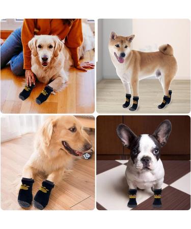 2 Pairs Anti Slip Dog Socks Paws Stop Licking Dog Grip Socks Pet Paw Protector Dog Boots Dog Claw Socks Dog Shoes Dog Slippers with Adjustable Strap for Puppy Dog Indoor Outdoor Hardwood Floor Walking - Buy Online on GoSupps.com
