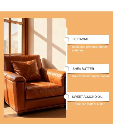  G n rique Boot leather conditioner 100g bee balm leather detail care balm 8.3 x 8.3 x 3 cm protective balm for belts for furniture trunks sofas jackets bags - Buy Online on GoSupps.com