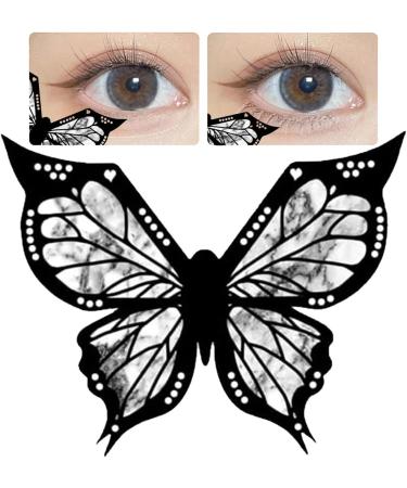 Winged Eyeliner Stencil - Eyeliner Wing Template Winged Liner Guide | Butterflyy Eyeliner Helper Wing Shaping Stencil Reusable Eyeliner Wing Assistant Aid for Eyeliner Smokey Eyeshadow Easy Apply - Buy Online on GoSupps.com