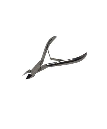 INKgrafiX Nail Pliers Special Head Surgical Steel Tongs Manicure Pedicure with Spring IG21076