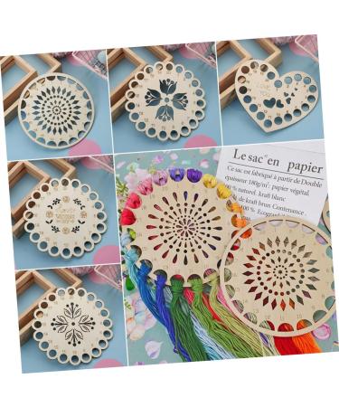 Lurrose 12 PC Embroidery Finishing Board & Thread Organizer | Premium Thread Winding Coils for Perfectly Crafted Embroidery Projects - Buy Online on GoSupps.com