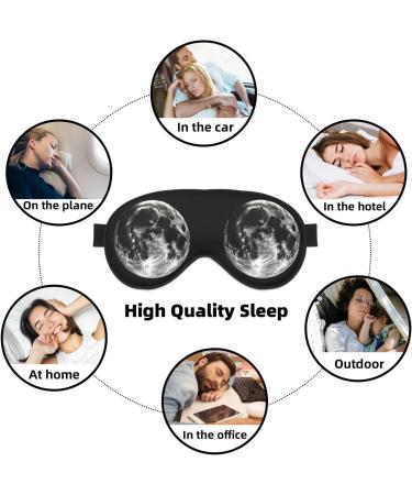 Buy Reusable Sleep Mask Eye Cover for Better Sleep - Soft Blackout Eye Mask for Travel Camping & Gifts for Him Her - Buy Online on GoSupps.com