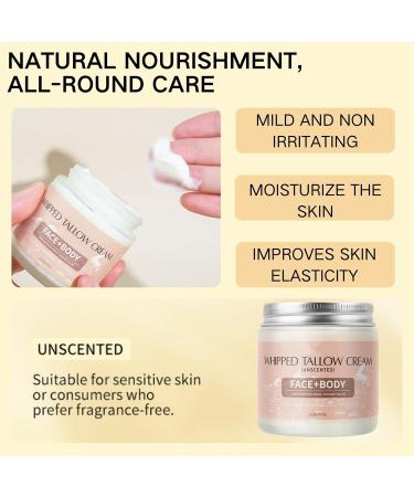 Body Lotion Women - Body Lotion with Tallow Olive Squalane Niacinamide - Moisturiser for Dry Skin - Body Skin Care - Hydrating Nourishing Repairing Body Moisturiser - Unscented - Buy Online on GoSupps.com
