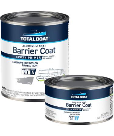 TotalBoat Aluminum Boat Barrier Coat (Quart, Gray) 32 Fl Oz (Pack of 1) 32 Fl Oz (Pack of 1) Gray