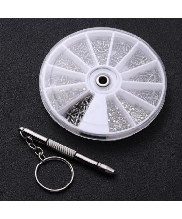 Lurrose 1200 Pieces Glasses Screws Set for Sunglasses - Essential Repair Tool Kit for Eyewear Maintenance - Buy Online on GoSupps.com