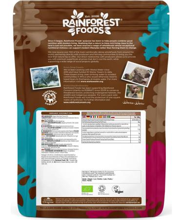 Organic Virgin Coconut Oil 1L Pouch - Ideal for Cooking, Baking, and Skin & Hair Moisturizing - Buy Online on GoSupps.com