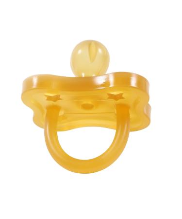 Sweetie Star Shape Rubber Pacifier 6-12 Months Medium Size | Natural Rubber with Rounded Nipple | 1 Count - Buy Online on GoSupps.com
