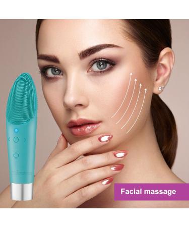 MARSKE Electric Shaver for Women - 3 in 1 Silicone Facial Cleansing Brush & Massage - USB Fast Charge Pink Beauty Razor (Green) - International Shipping Available - Buy Online on GoSupps.com