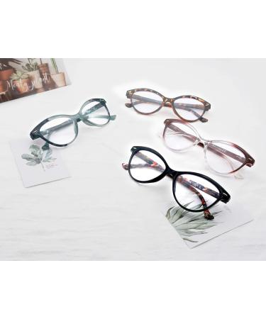 HEEYYOK Women s Cateye Reading Glasses 4-Pack - Stylish Small Face Readers with Spring Hinges (2.5x Mixed Colors) International Shipping Available - Buy Online on GoSupps.com